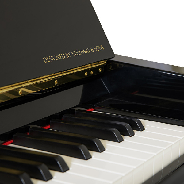 BOSTON UP-132E Parlak Siyah 132 CM Duvar Piyanosu